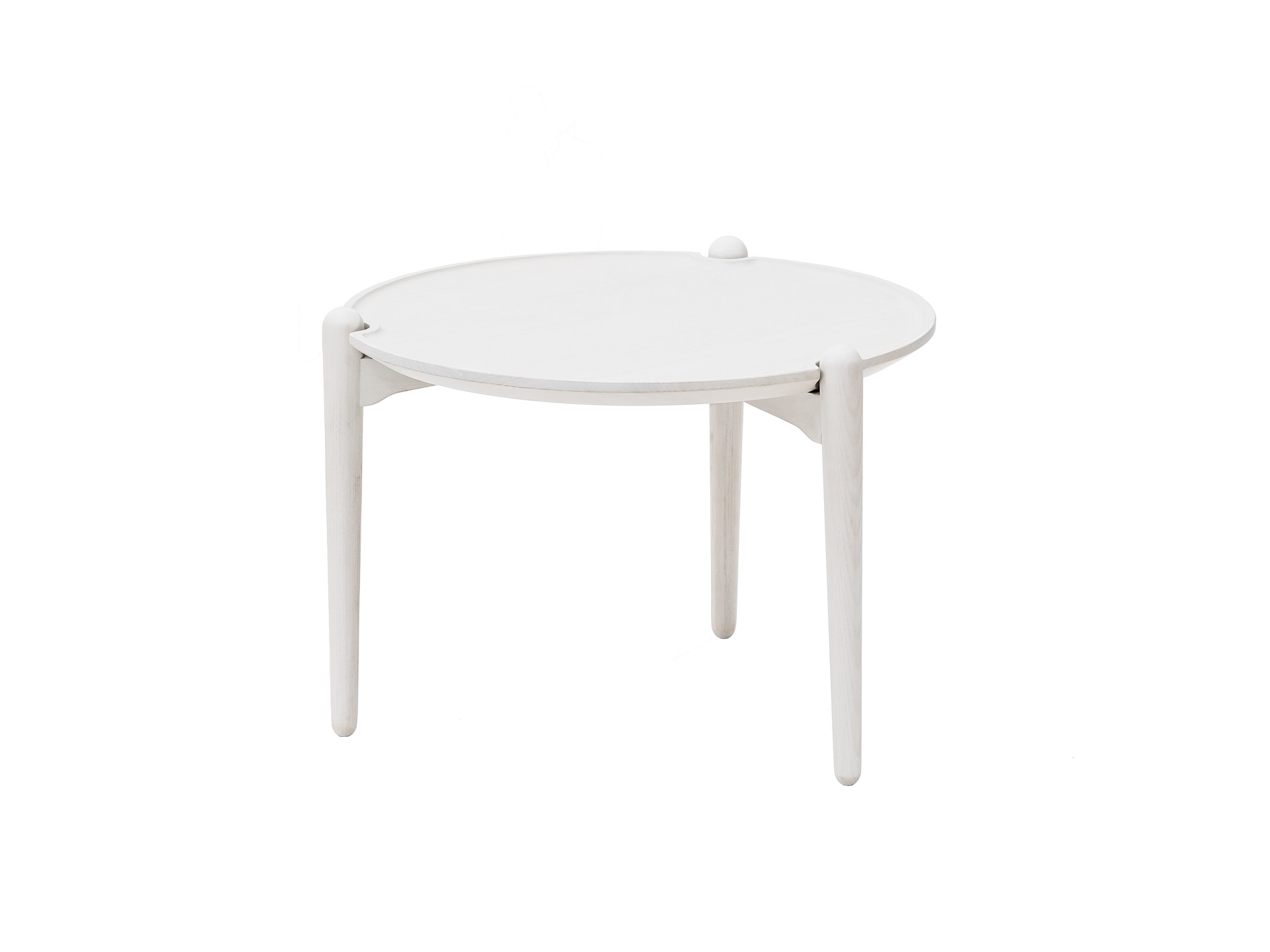 Coffee Table Design House Stockholm Aria Low White Grey
