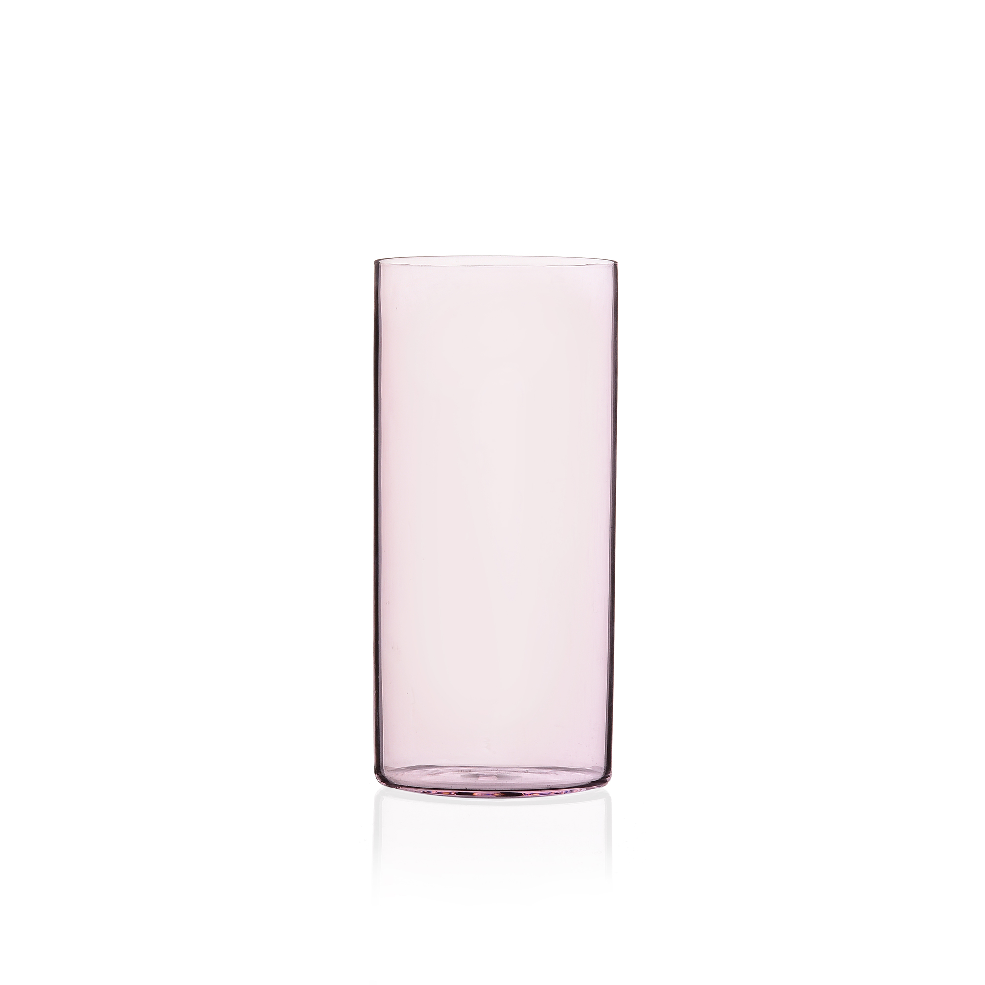 Glass Ichendorf Collection Cilindro Colore Long Drink Pink