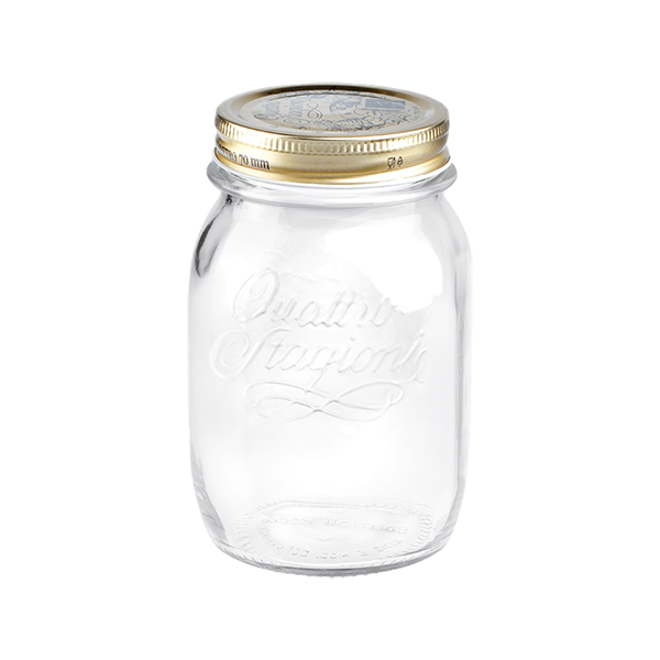 Glass Jar with Lid Bormioli Rocco Quattro Stagioni 50 cl