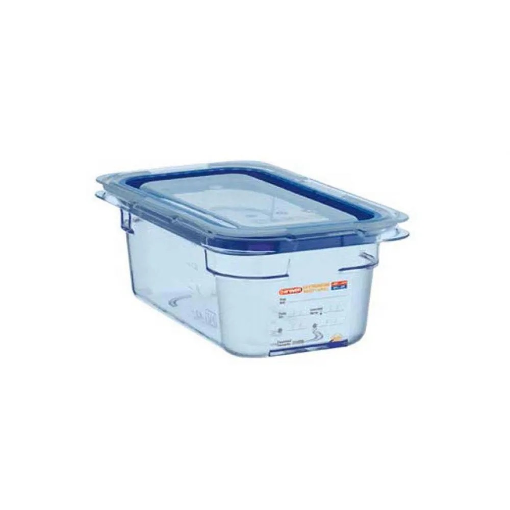 Tray in Polycarbonate BPA Free Araven GN 1.4 H.100 with Lid