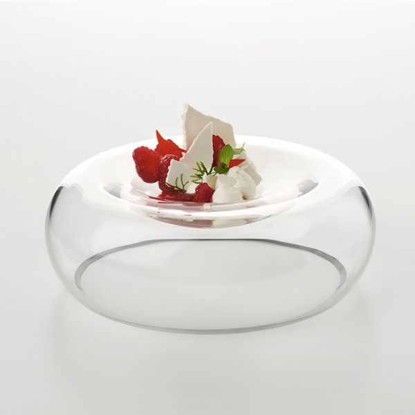 Round Plate VIsta Alegre Infinita 22 cm Glass