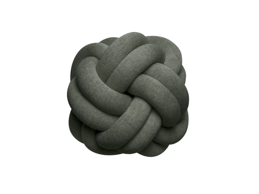 Pillow Design House Stockholm Knot Forest Green