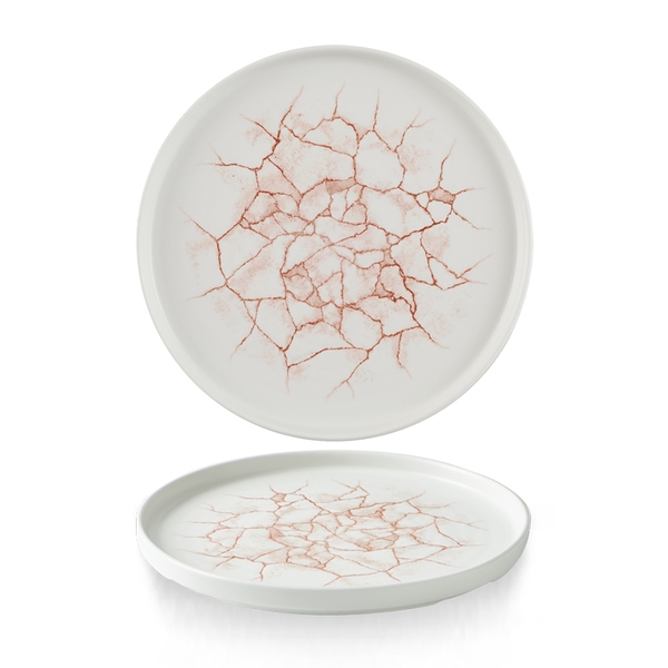 walled-plate-churchill-kintsugi-coral-26cm