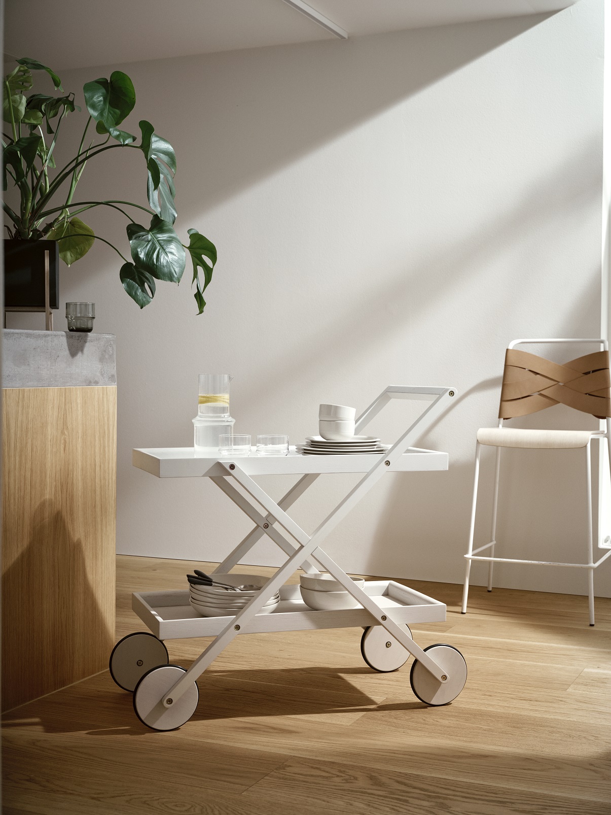 Trolley Design House Stockholm Exit White Grey