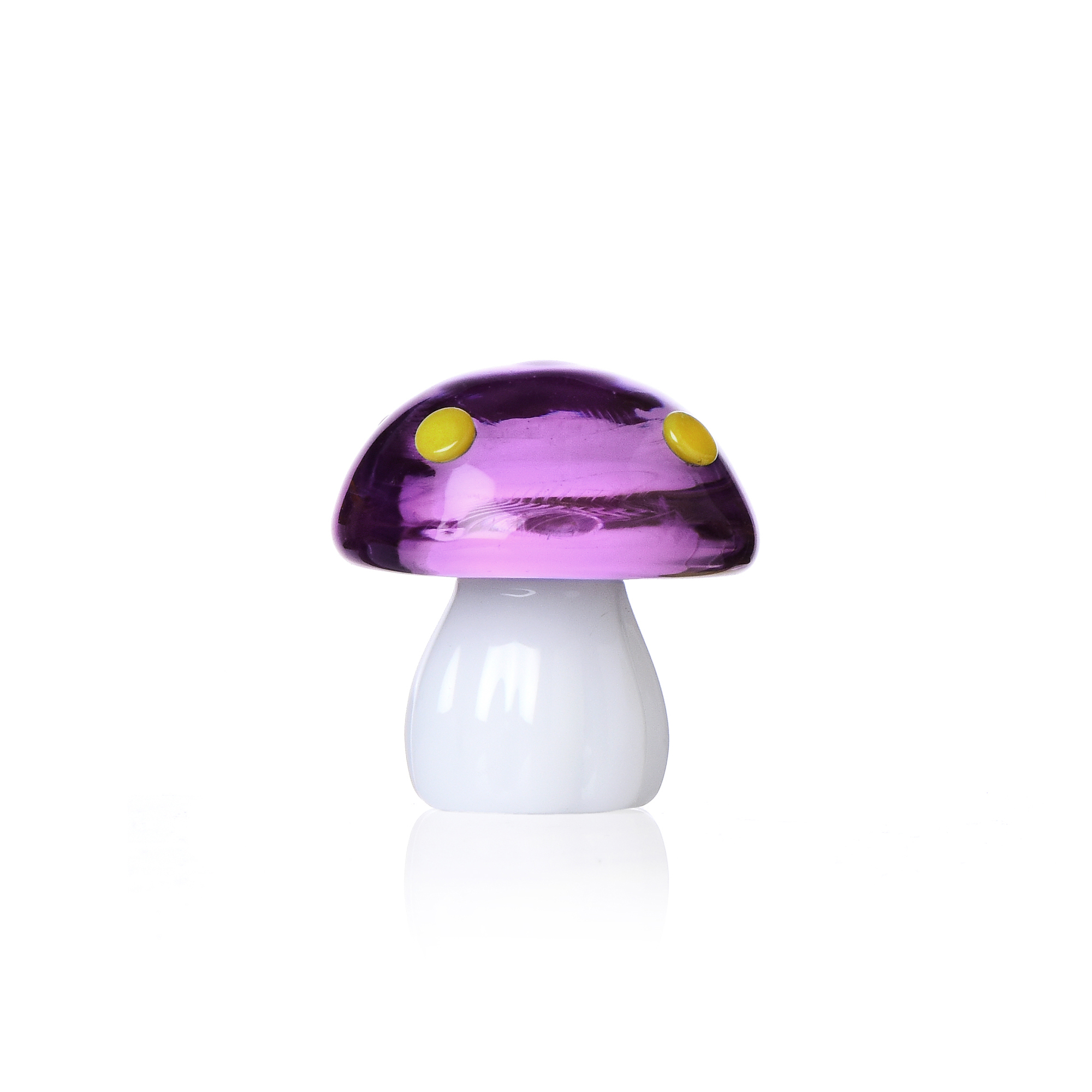 Placeholder Ichendorf Collection Alice Purple Mushroom and Amber Dots