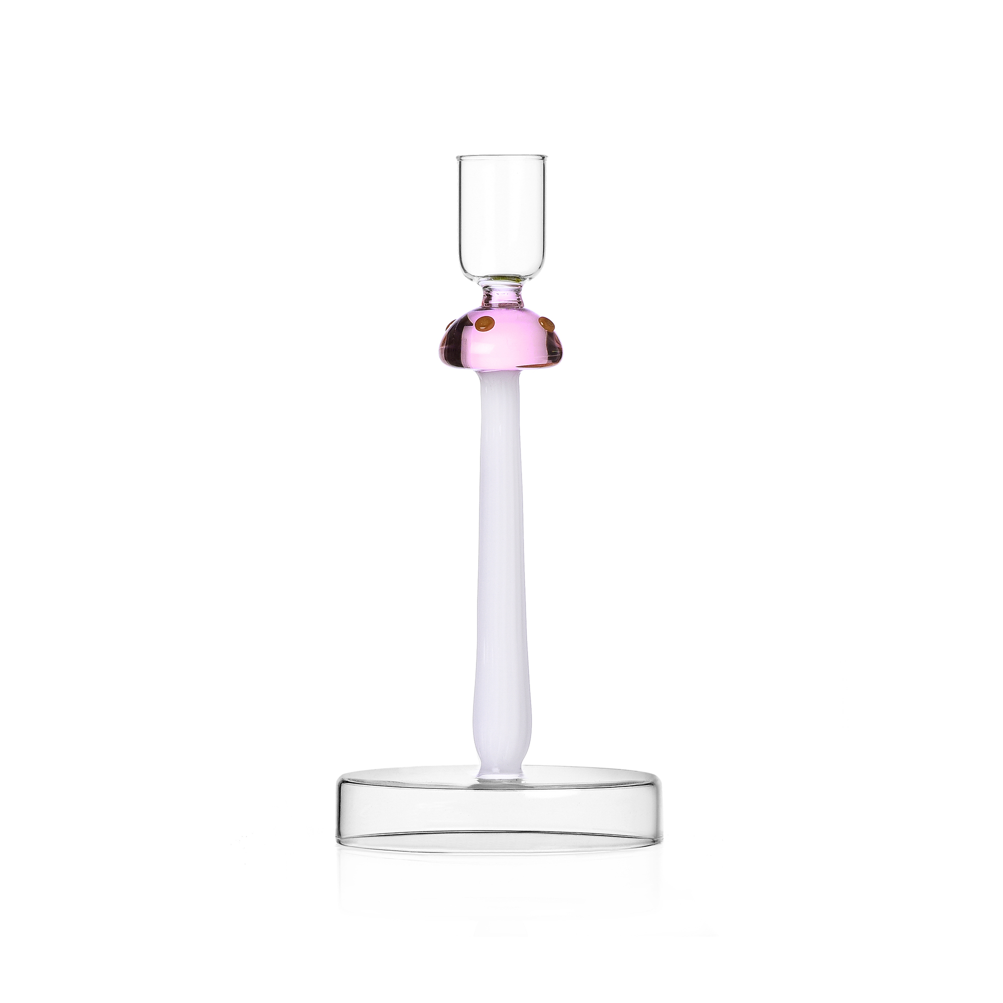 Candlestick Collection Alice Pink Mushroom