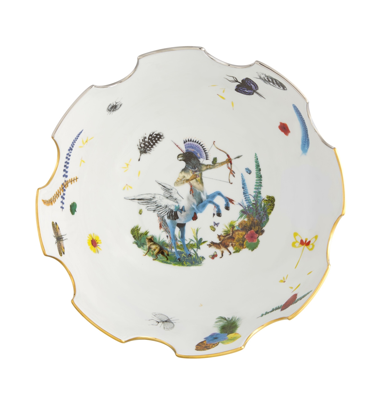 Vista Alegre Collection Caribe salad bowl by Christian Lacroix