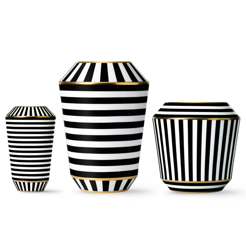 Set 3 Vases Temptation Luna Collection Sieger by Fürstenberg