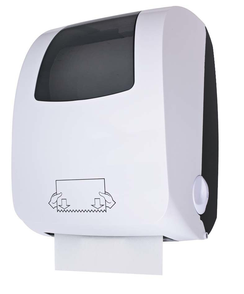 Distributore Carta Asciugamani Automatica Cleantech con Strappo Pretagliato