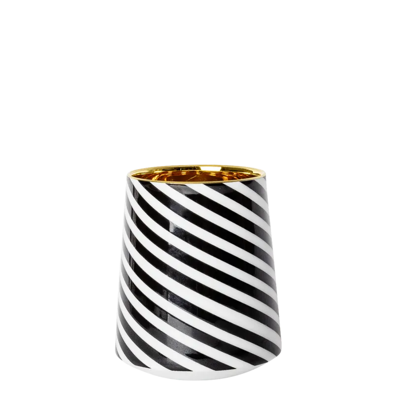 Digestif  Tumbler Black Curl Sieger by Furstenberg