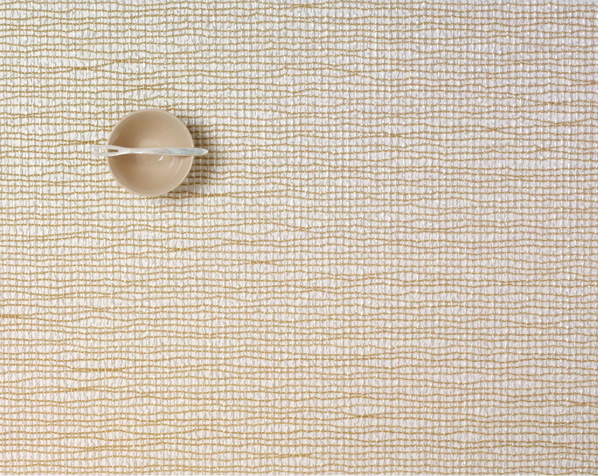 Placemat Chilewich Woven Lattice Gold 36 cm x 48 cm