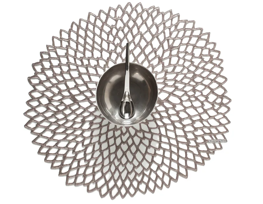 Tovaglietta Rotonda Chilewich DAHLIA Canna di Fucile  36 cm x 39 cm