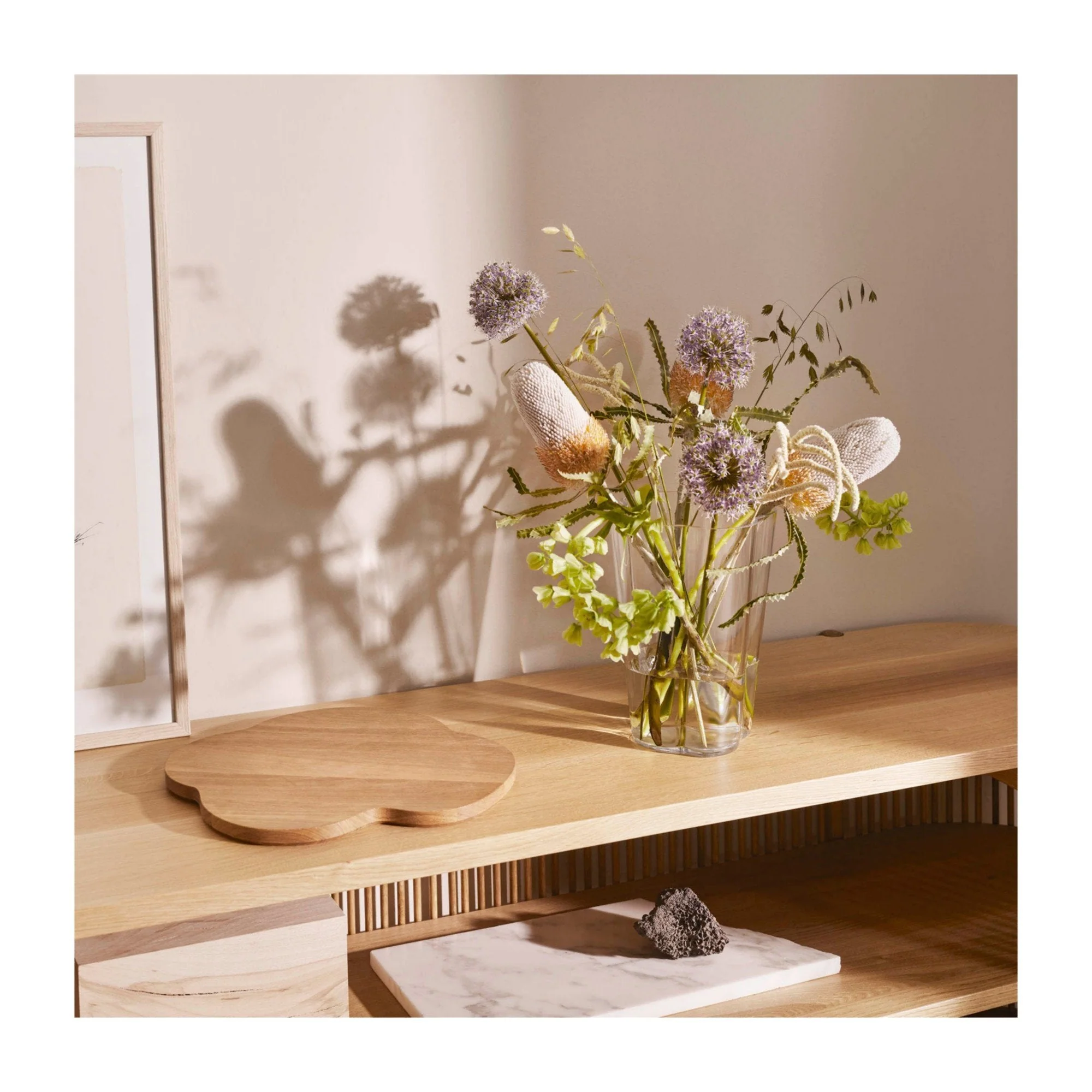 Aalto serving tray Iittala 388 x 397 mm oak