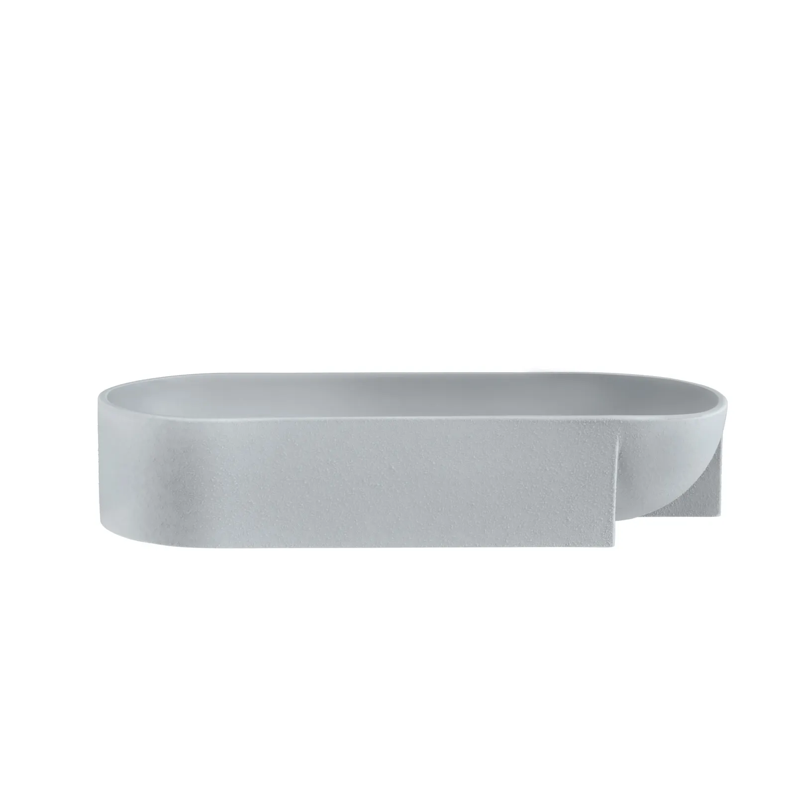 Ciotola in ceramica Iittala Kuru 370x75mm grigio chiaro