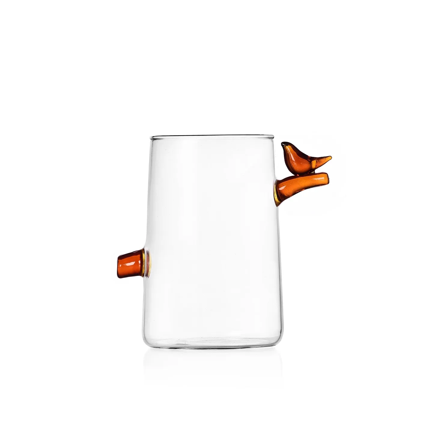 Bicchiere Bibita Ichendorf Collezione Birds Ambra