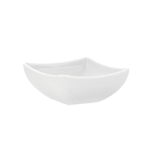 Square Bowl White Porcelain 7.5 cm x H 3 cm