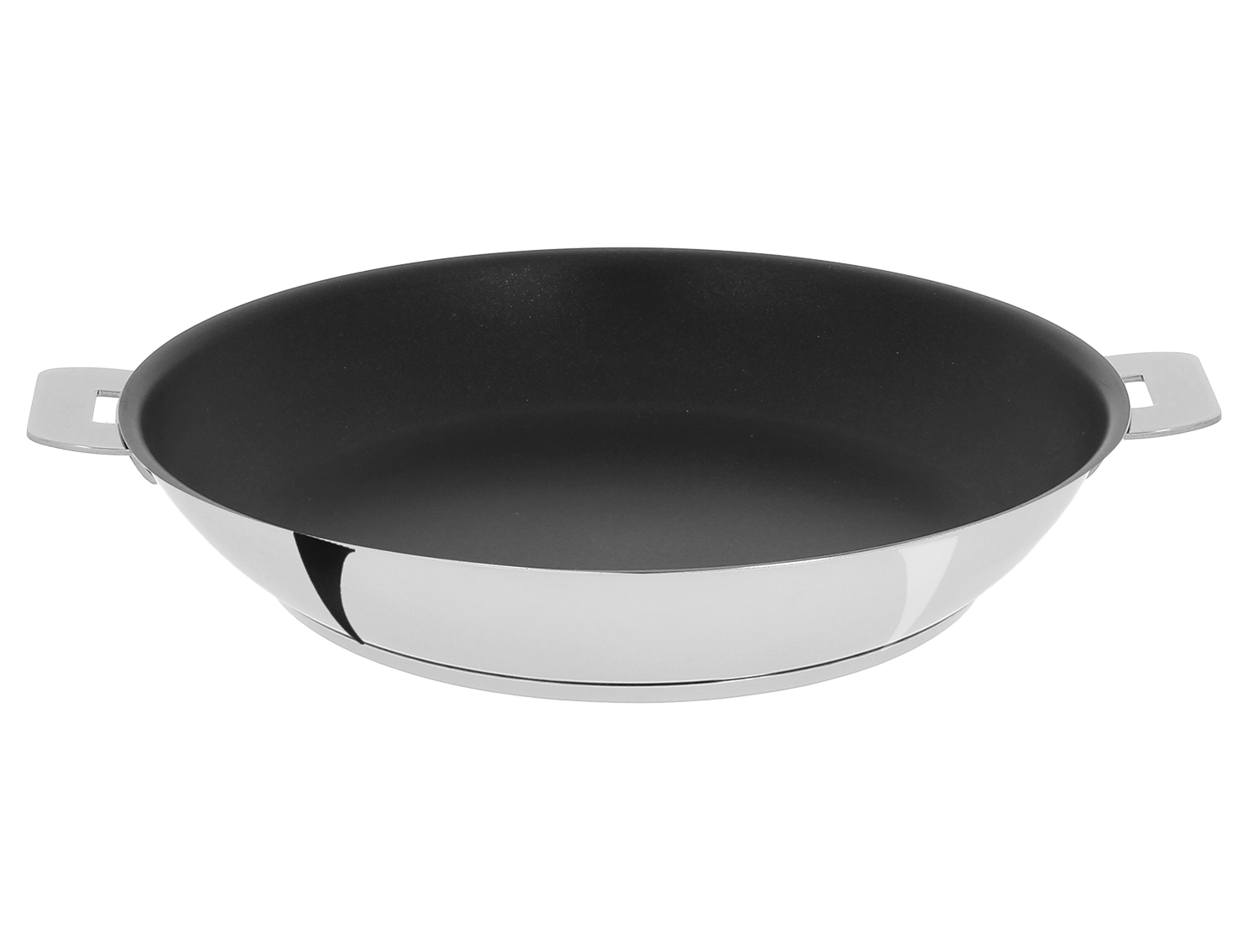 High Frying Pan Cristel  Stainless Steel Non-stick Exceliss 24 cm