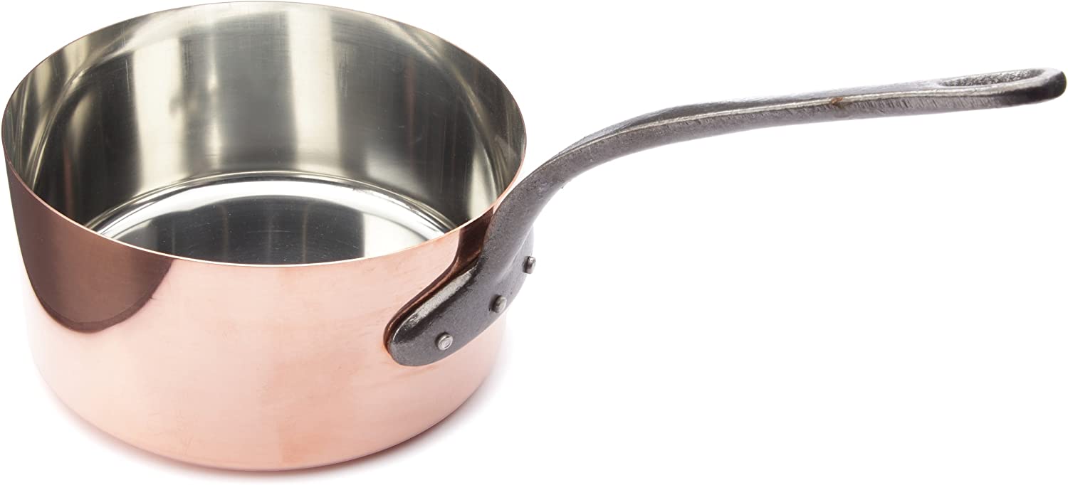 Saucepan Smooth Special Gas in Baumalu Copper 18 cm