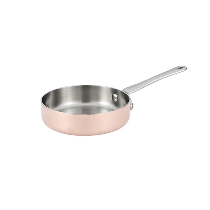 Low Casserole Baumalu copper 12 cm high 3 cm