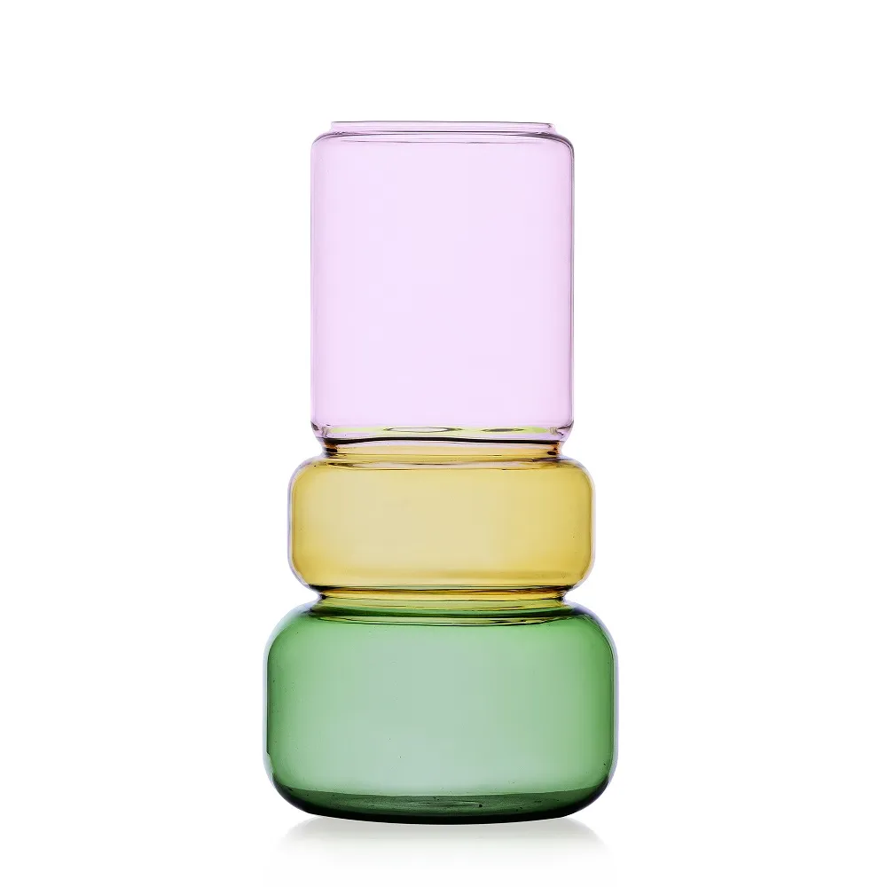 Vaso Ichendorf Revolve Rosa Ambra Verde