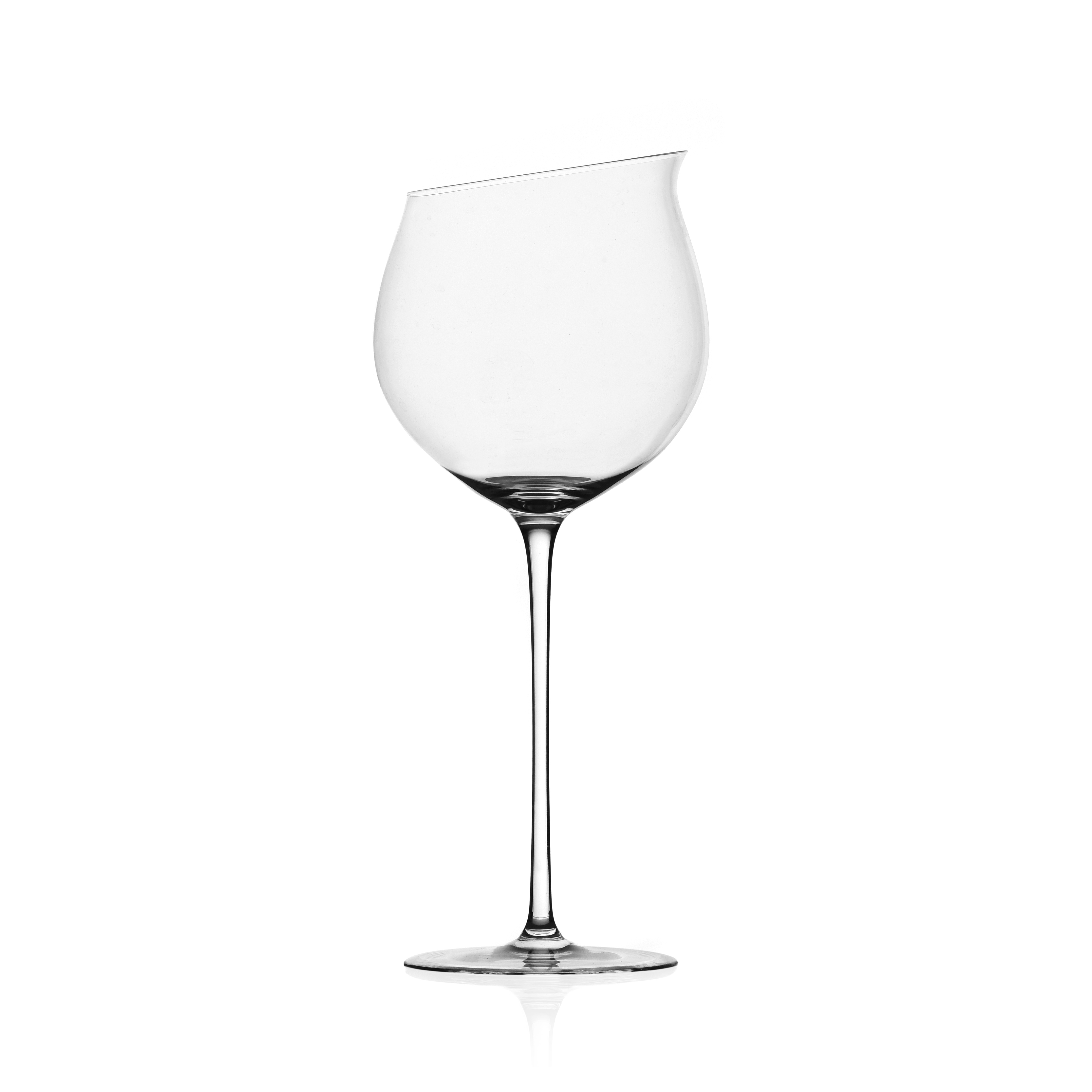 Stemmed Glass Rich Soft Red Wine Ichendorf Solisti Cutted Collection