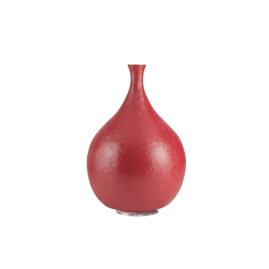 Lampada Da Tavolo Luce Liquida 2 In-Es Artdesign Collezione Luna Colore Rosso Dimensione 26 Cm Diam. Ø 18 Cm