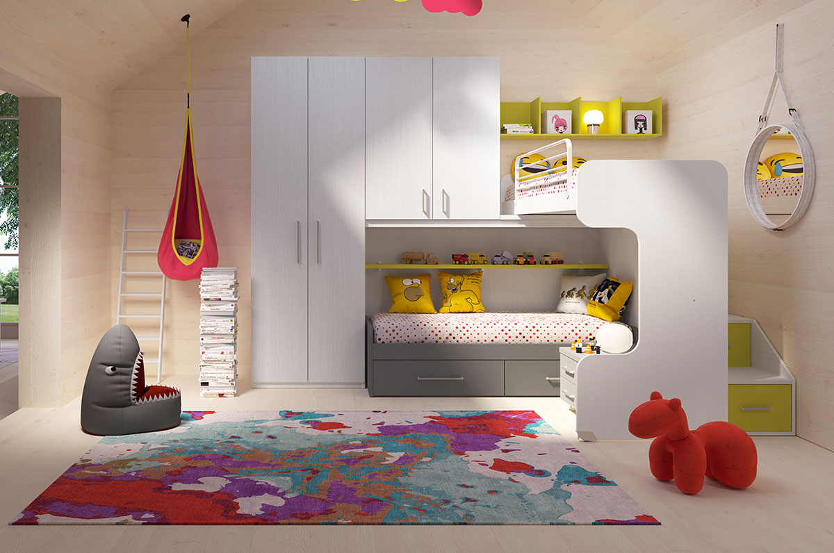 Children's rooms Made In Italy Ima Mobili Composition 11