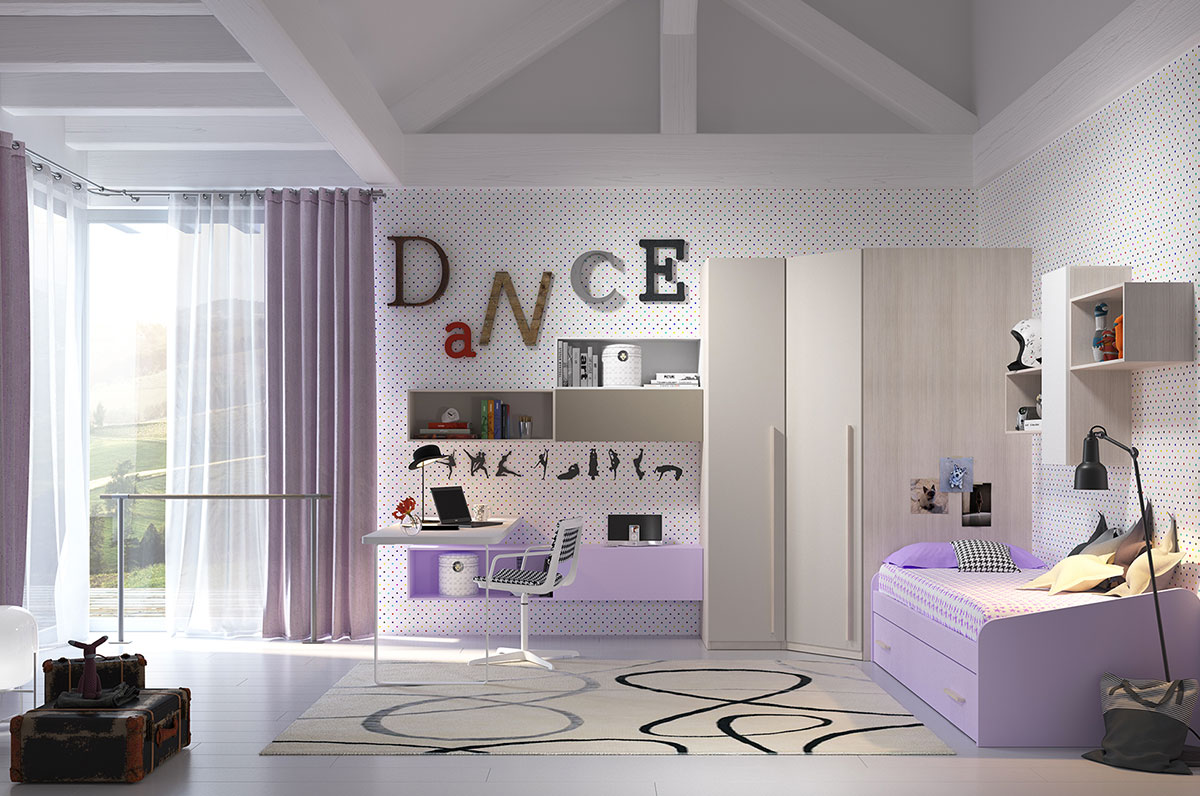 Children's rooms Made In Italy Ima Mobili Composition 05