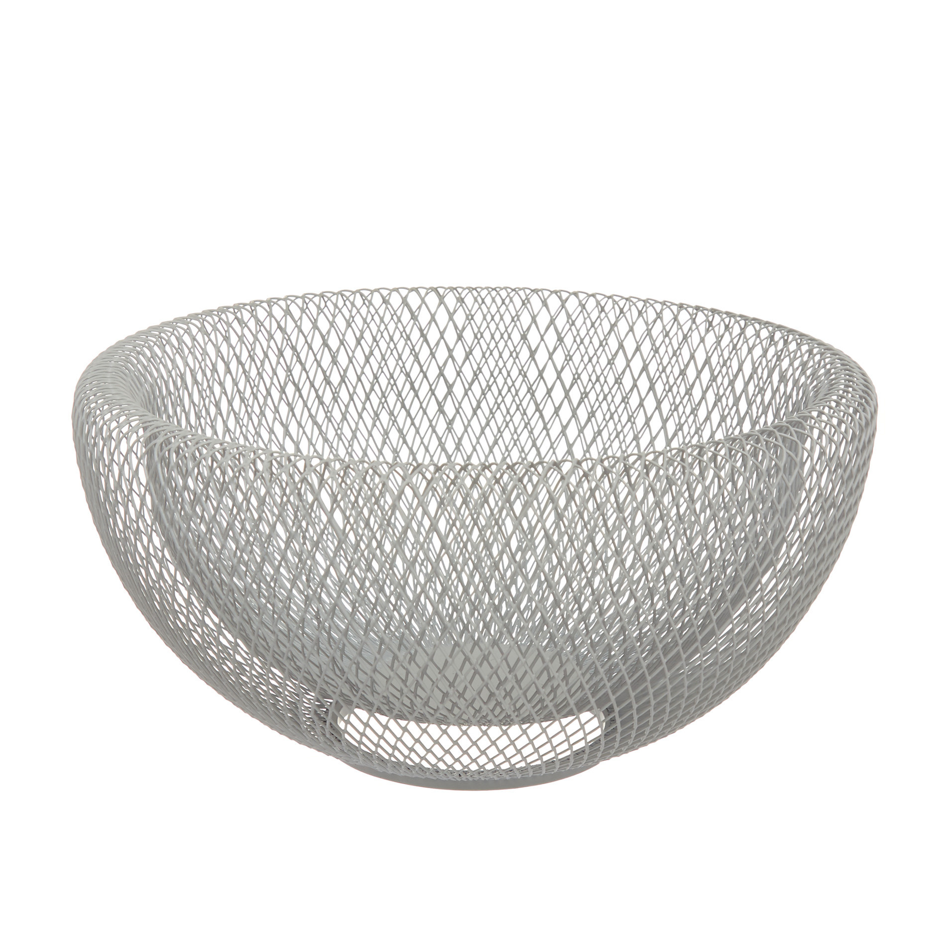 Eva Fruit Basket 29.5cm x 15cm White