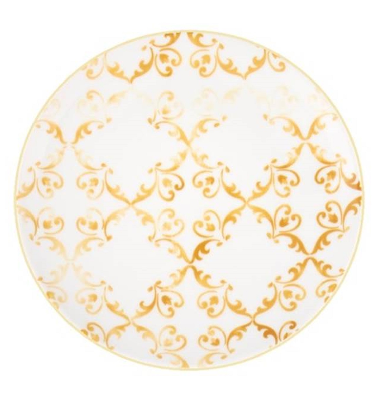 Piatto Dessert Vista Alegre Collezione Tiles 22 cm GOLD