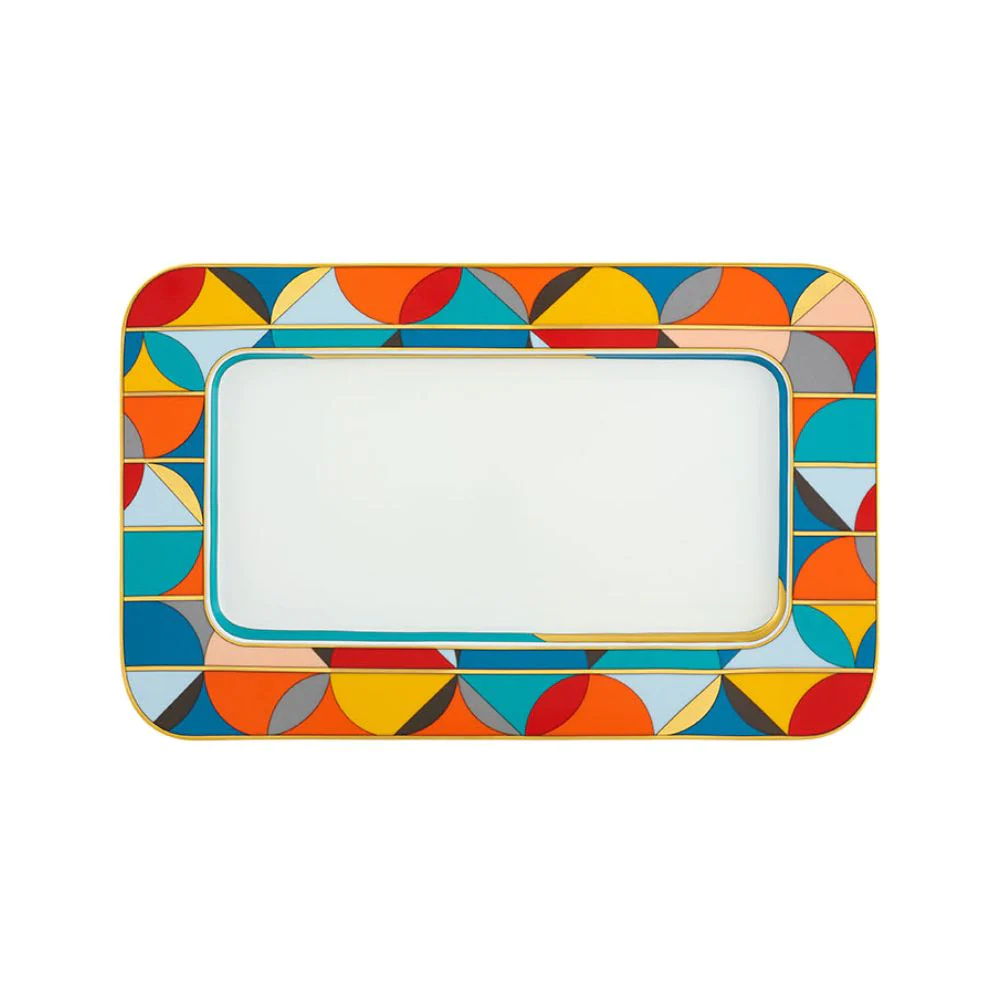 Rectangular Platter Vista Alegre Futurismo Collection