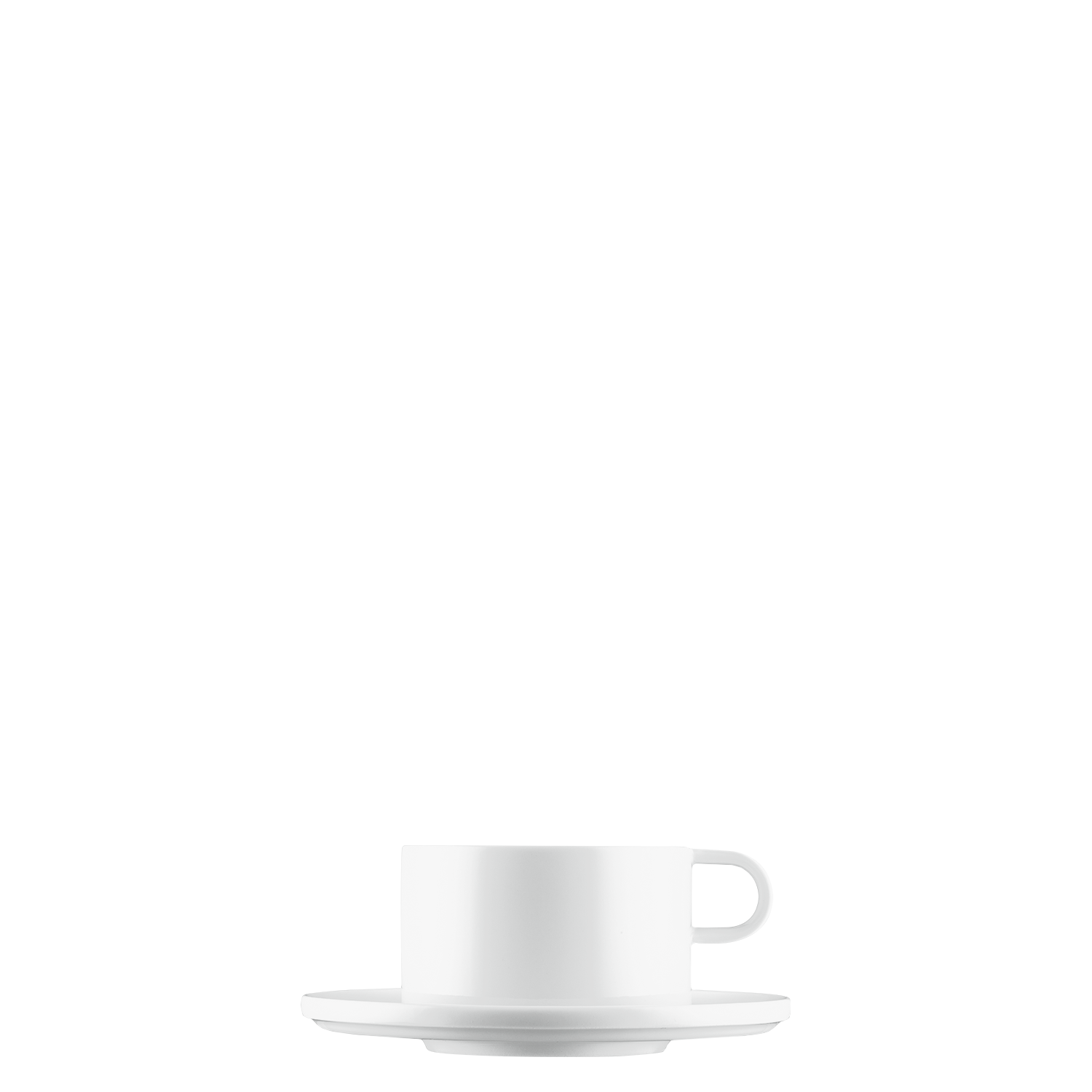 Tea Cup Saucer Furstenberg Collection Datum White