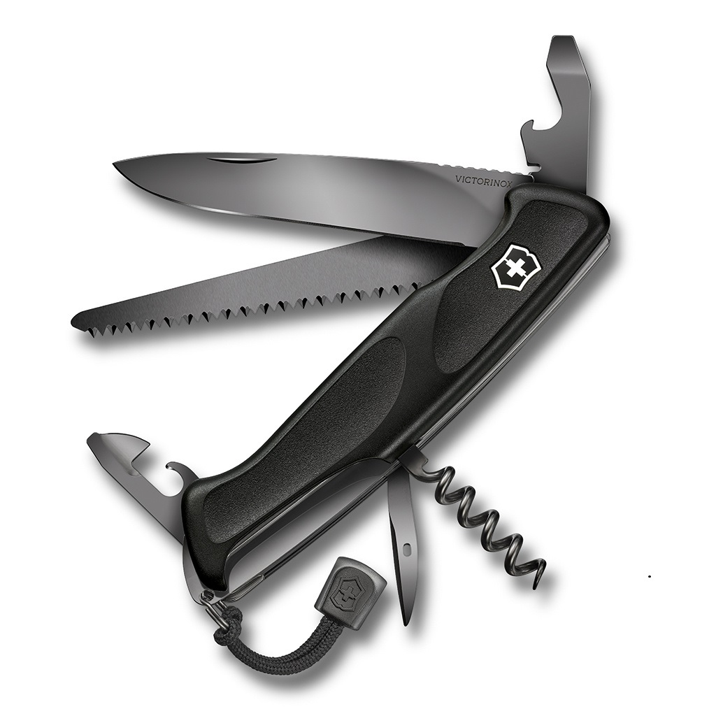 Coltellino Svizzero Victorinox RangerGrip 55 Onyx, Coltellini Svizzeri