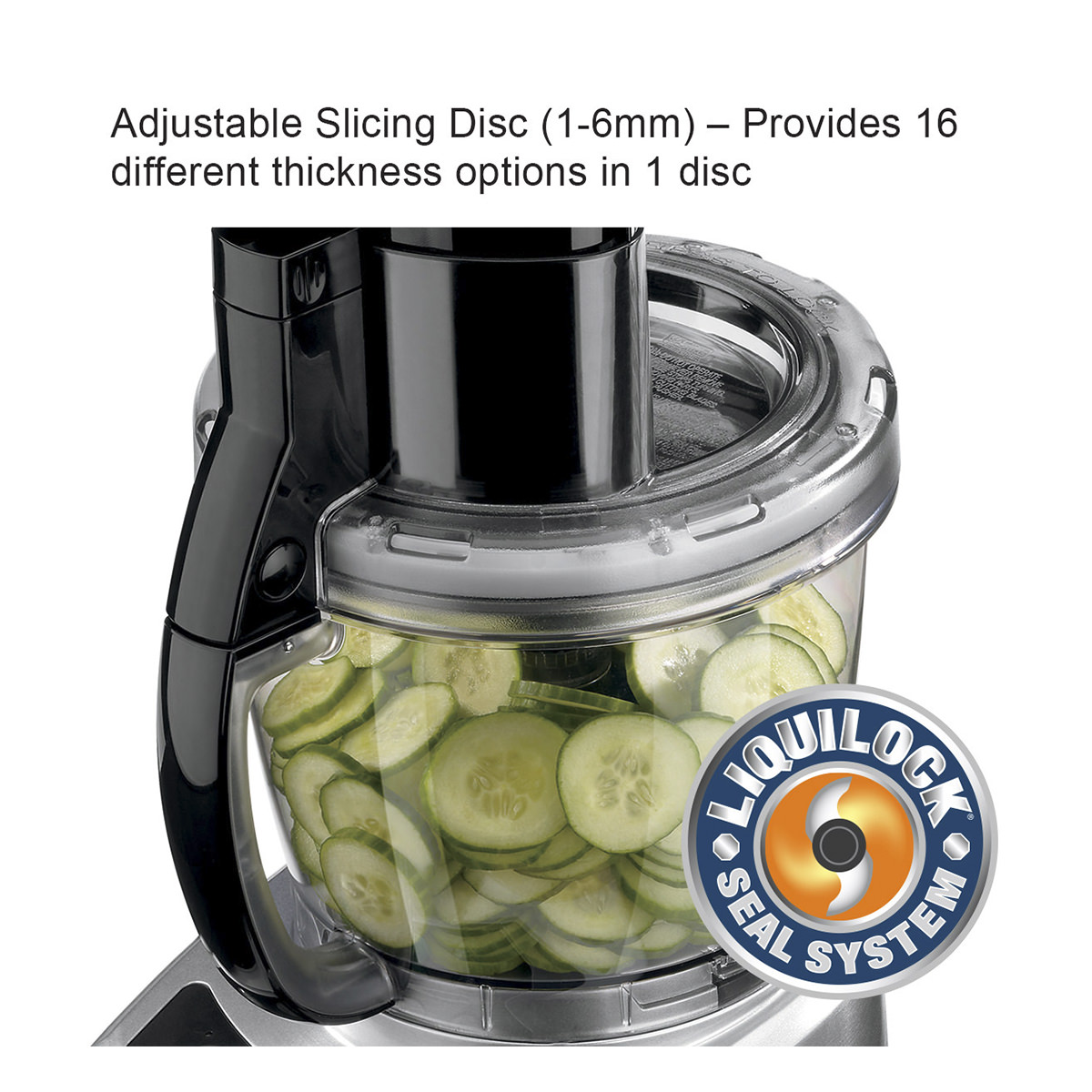 Waring 4-Qt Batch Bowl Food Processor With Liquilock Seal System