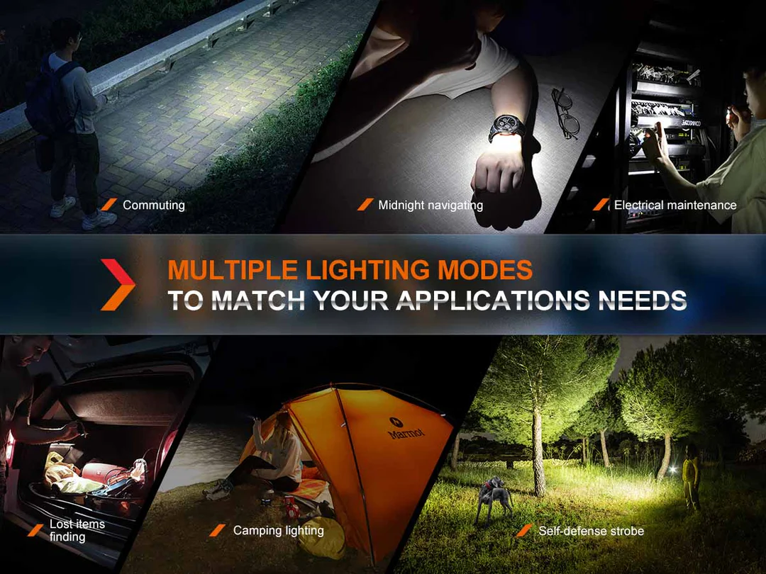 Torcia LED Compatta E18R V2.0 1200 Lumen Fenix