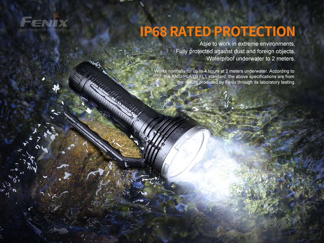 Rechargeable LED Flashlight LR80R 18000 Lumen Fenix