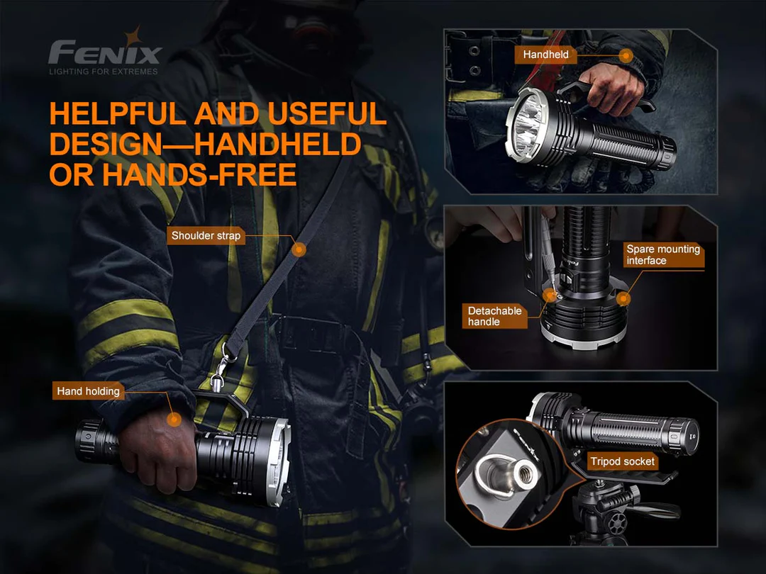 Torcia Ricaricabile LED LR80R 18000 Lumen Fenix