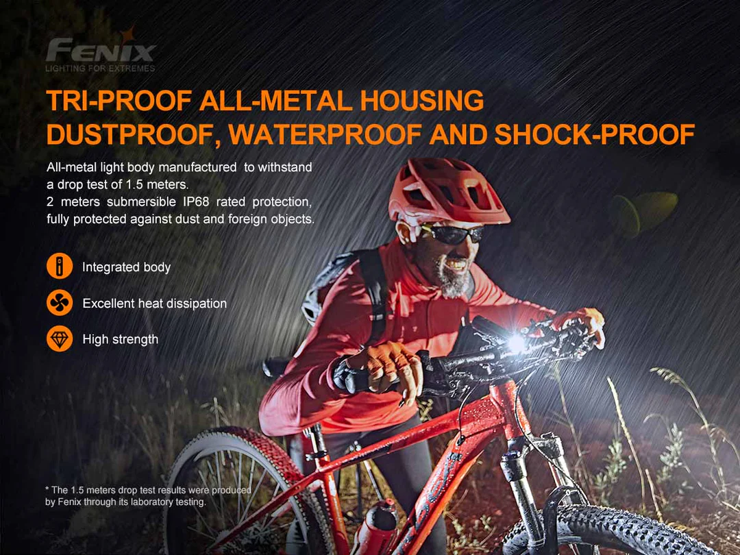 Torcia LED per Bicicletta 1600 Lumen BC26R Fenix