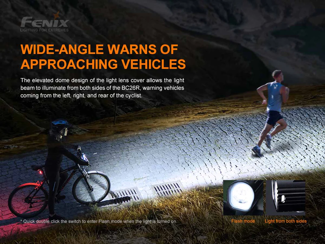 Torcia LED per Bicicletta 1600 Lumen BC26R Fenix