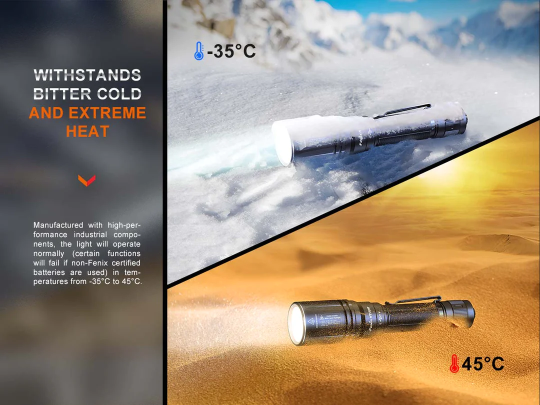 Torcia Laser Bianco 500 Lumen HT30R Fenix