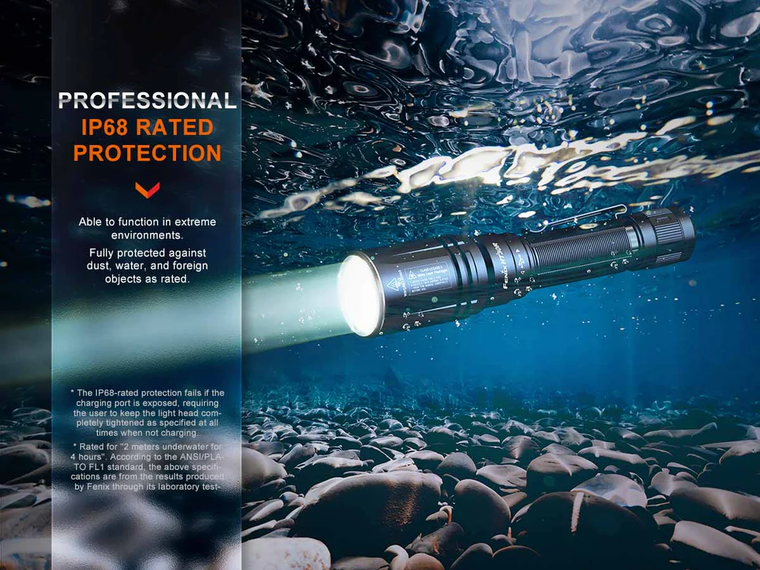 Torcia Laser Bianco 500 Lumen HT30R Fenix