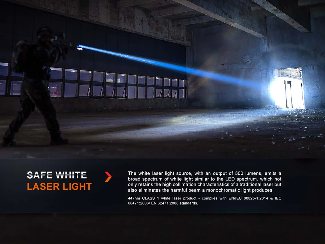 Torcia Laser Bianco 500 Lumen HT30R Fenix