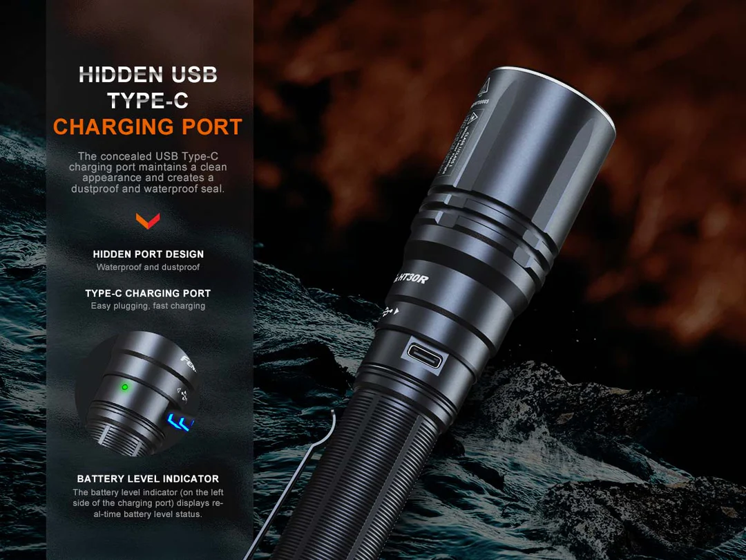Torcia Laser Bianco 500 Lumen HT30R Fenix