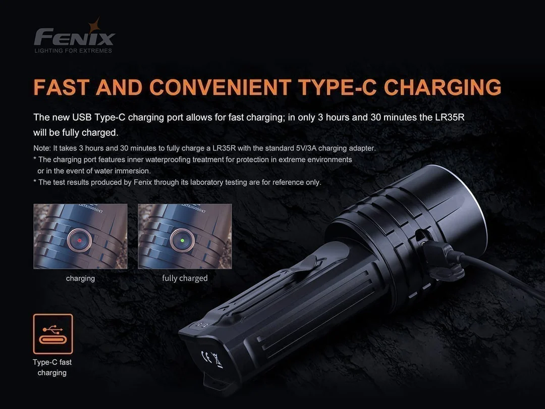 Fenix LR35R 10000 Lumen Compact LED Flashlight