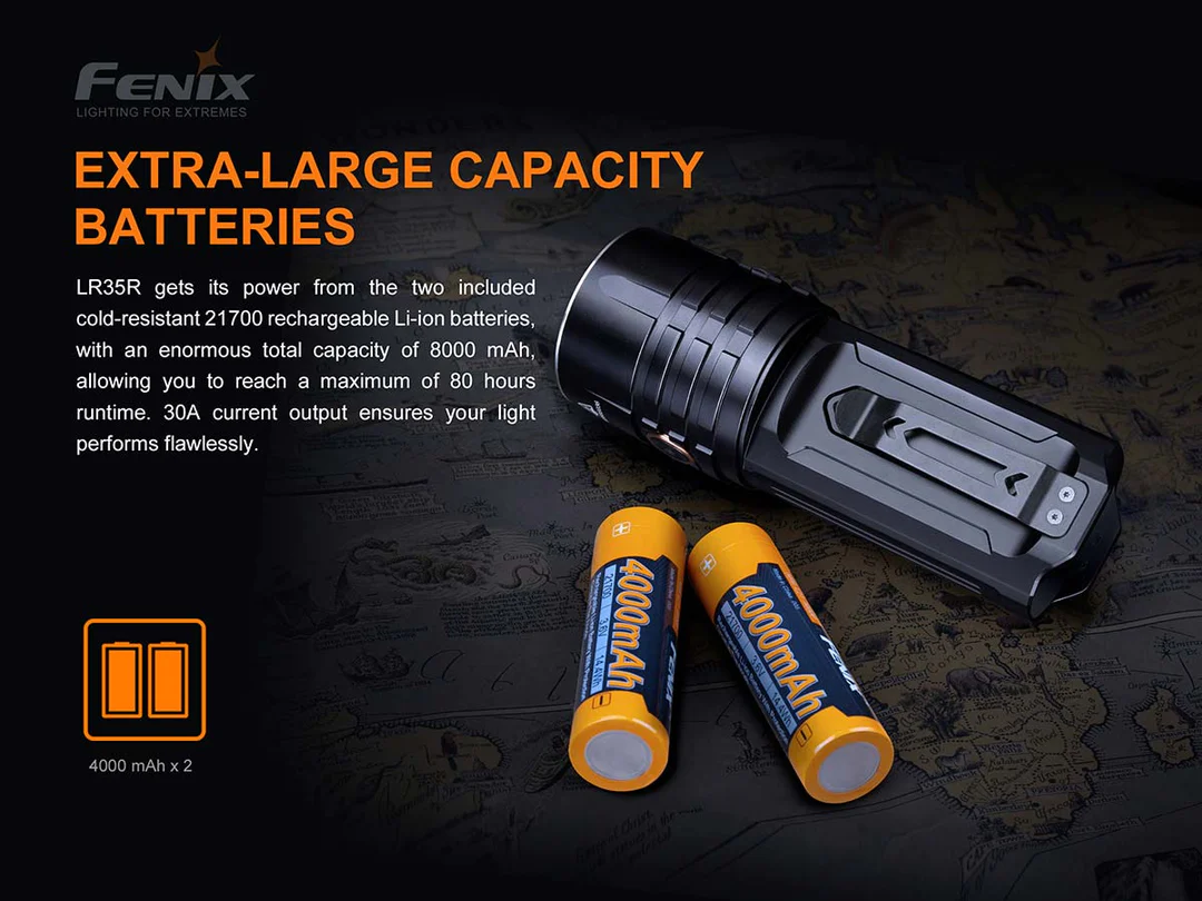 Fenix LR35R 10000 Lumen Compact LED Flashlight