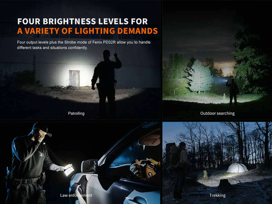 Torcia LED PD32R 1400 Lumen Fenix
