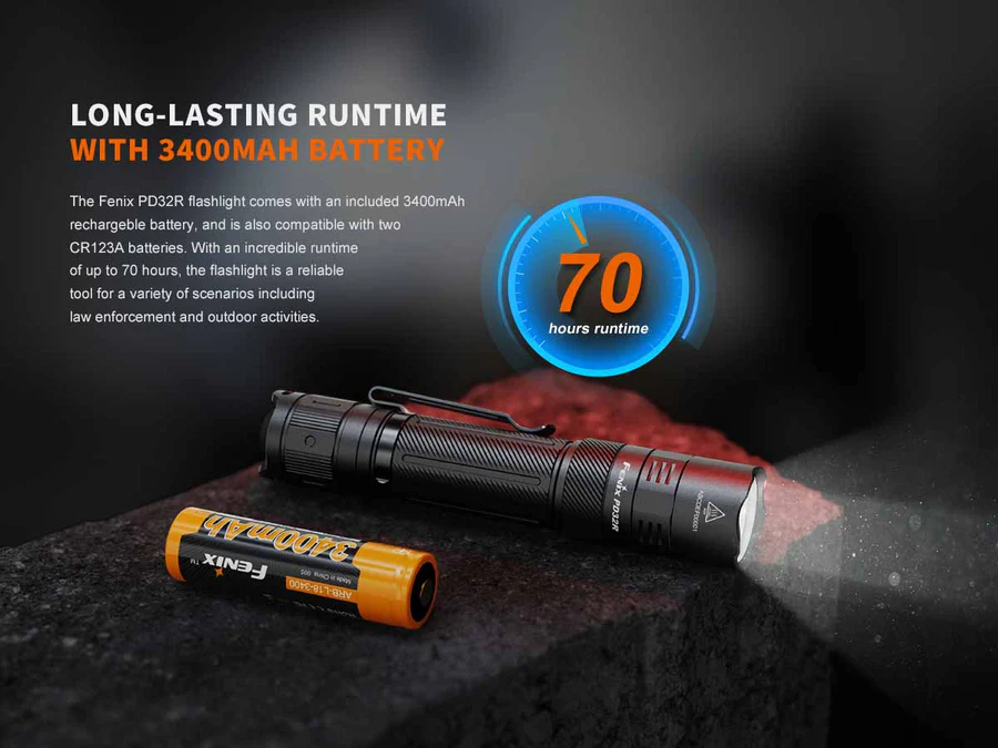Torcia LED PD32R 1400 Lumen Fenix