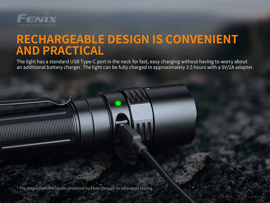 Fenix PD40R V2.0 3000 Lumen Rechargeable LED Flashlight