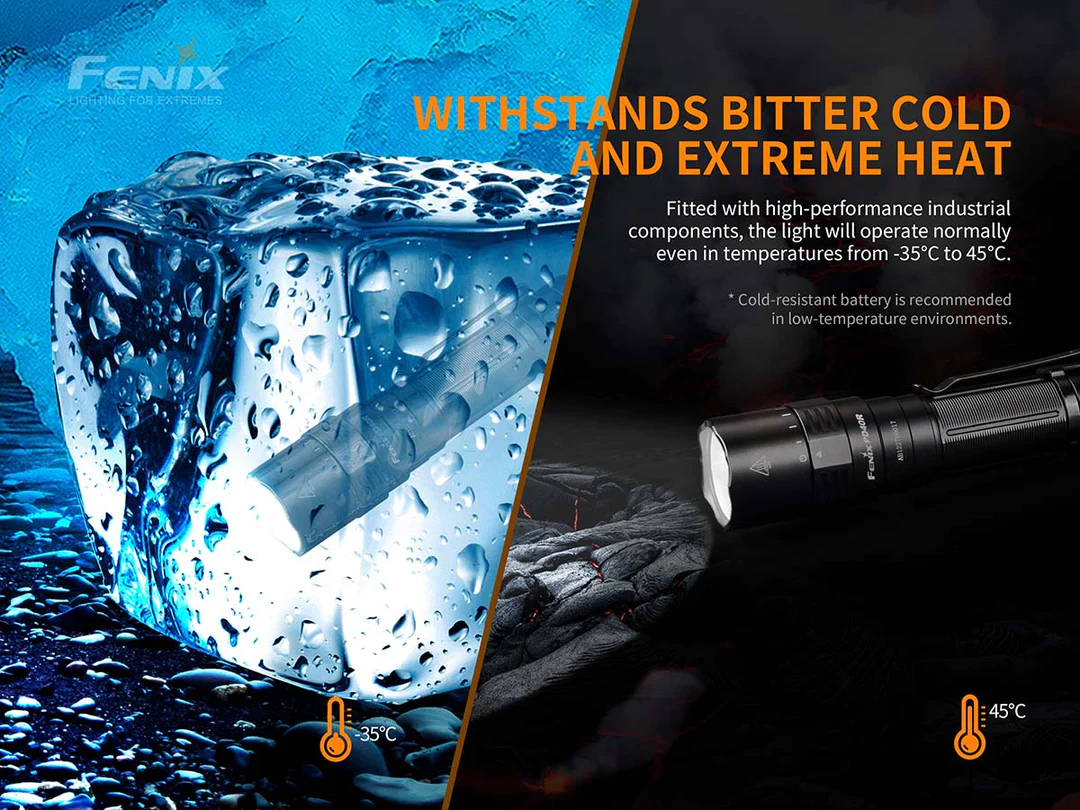 Fenix PD40R V2.0 3000 Lumen Rechargeable LED Flashlight