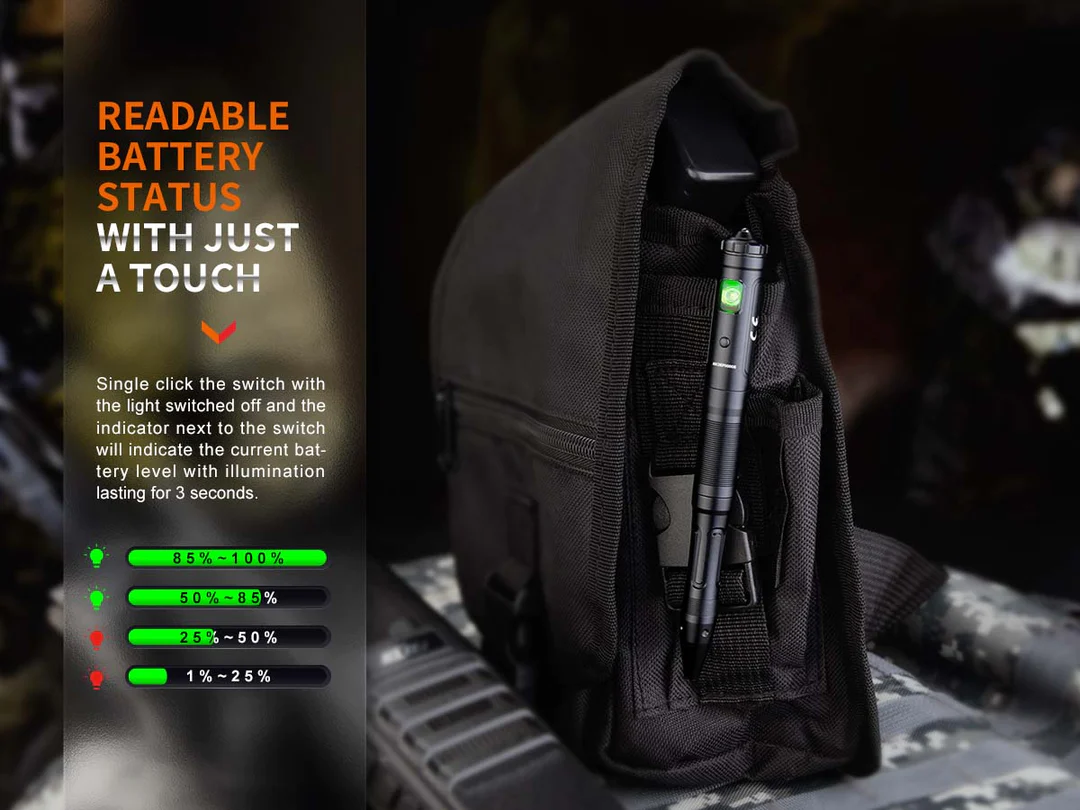 Penna Tattica Multifunzione Ricaricabile T6 Fenix